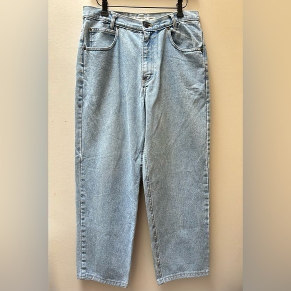 Vintage Cherokee Relaxed Tapered Light Wash Jeans 32x29